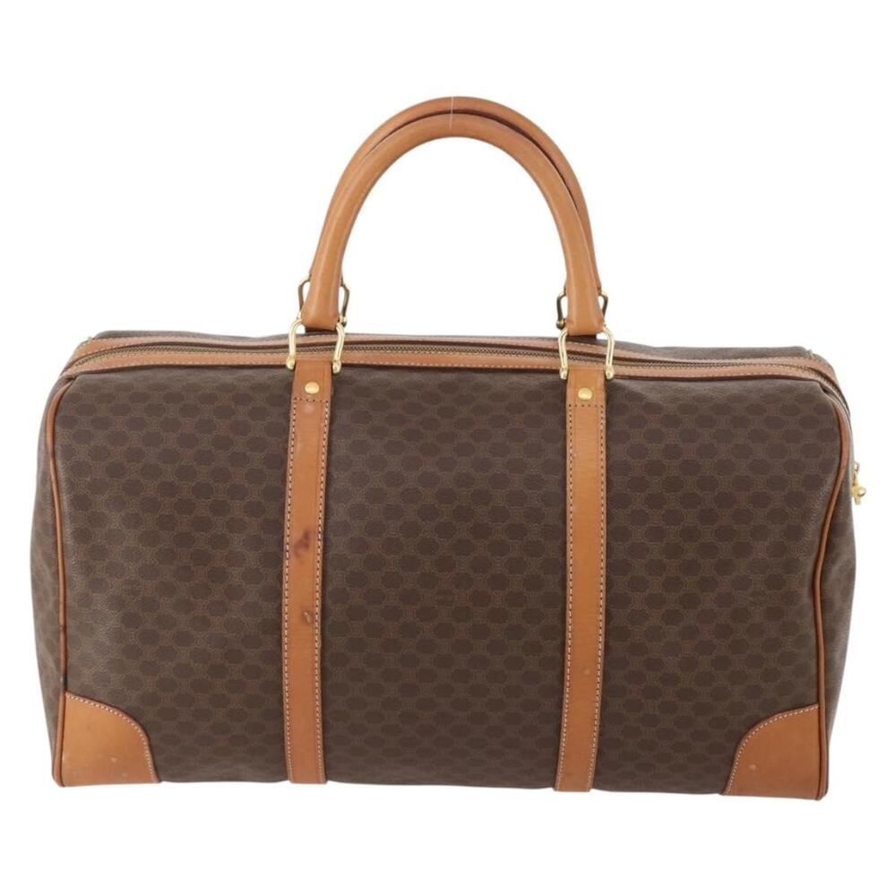 Celine Macadam Boston Bag Brown